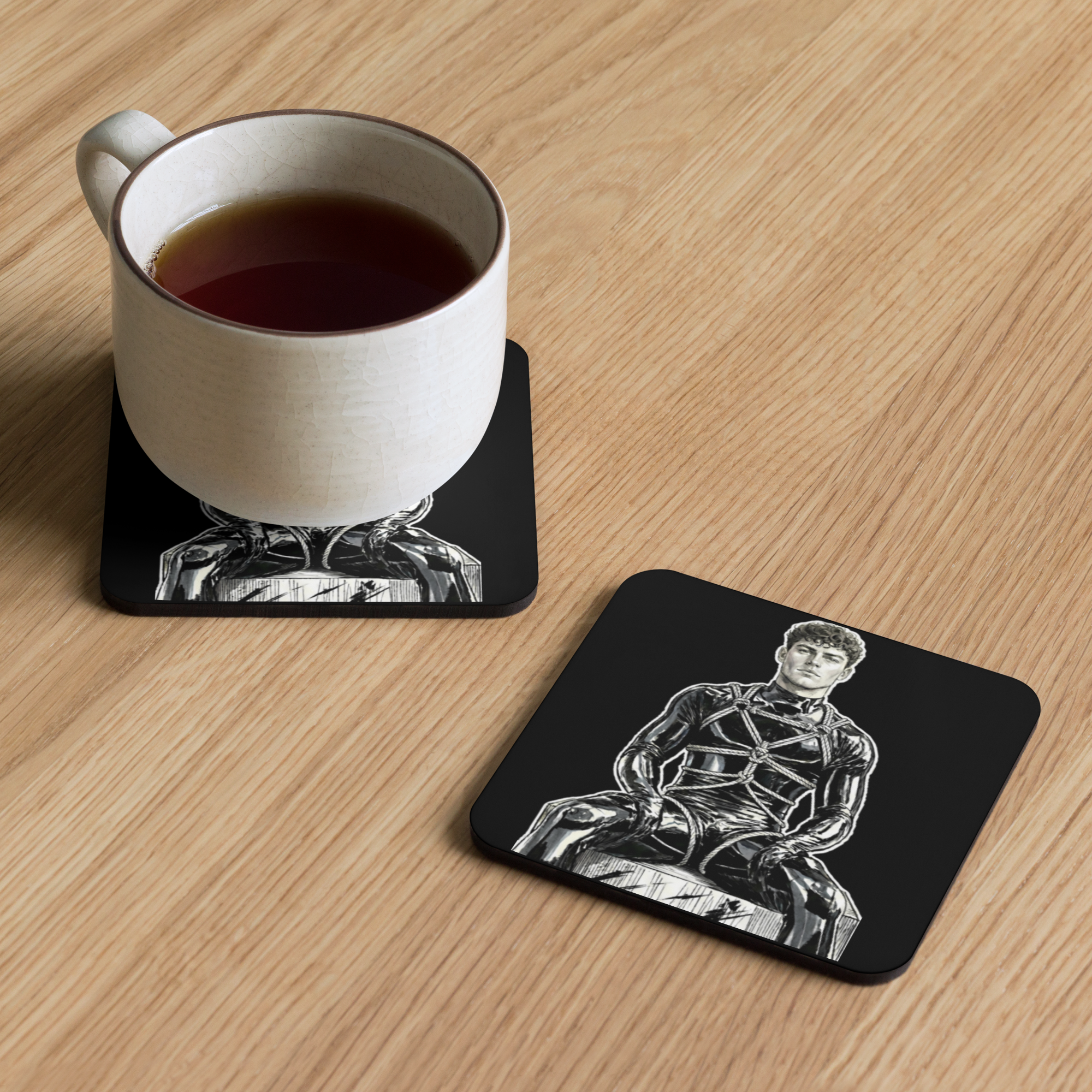 The Knot: Obeys Cork-Back Coaster